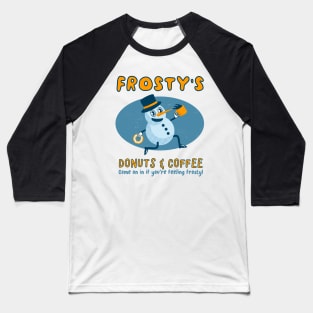 Frosty's Donuts and Coffee Baseball T-Shirt